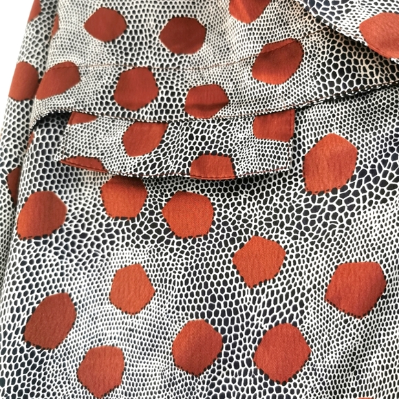 Satin oversized pyjama style top - Picture 3 of 3